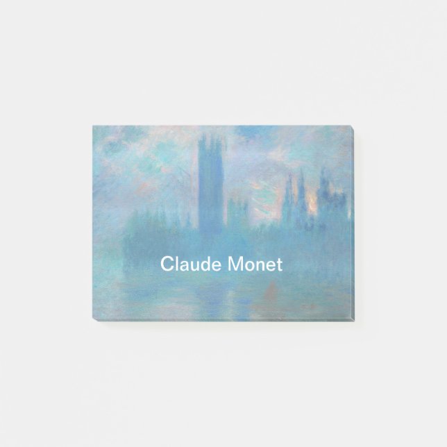 Europaparlamentets kammare, London av Claude Monet Post-it Block (Framsida)