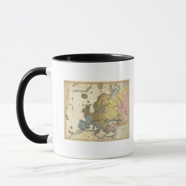 Europas etnografiska karta mugg (Vänster)