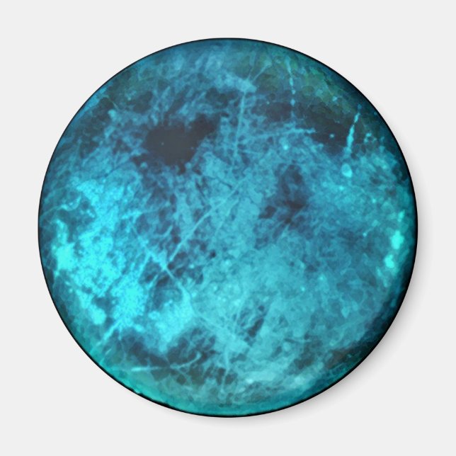 Europa's Salty Radioactive Yta Illustration Magnet (Framsidan)