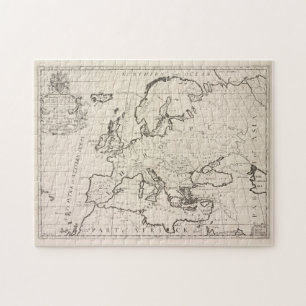 Europas vintage Karta (1700) Pussel