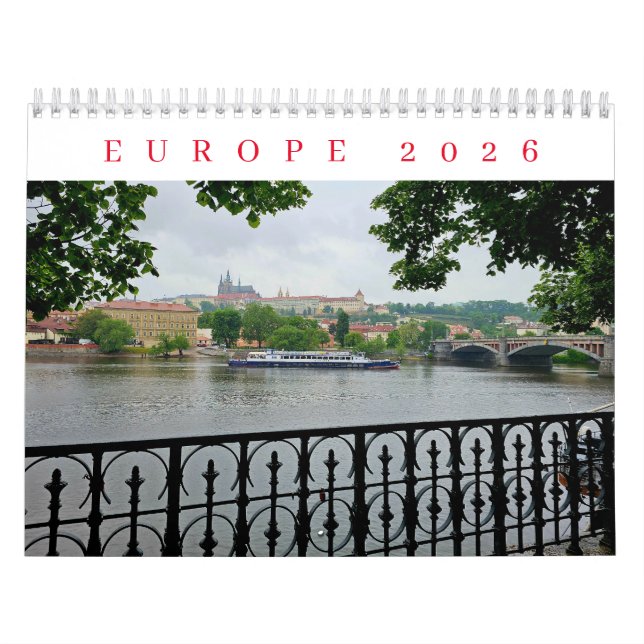 Europe 2026 calendar kalender (Omslag)