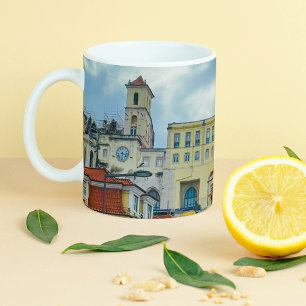 Europe Coffee Mugg, Portugal, Lissabonfoto, Två-Tonad Mugg