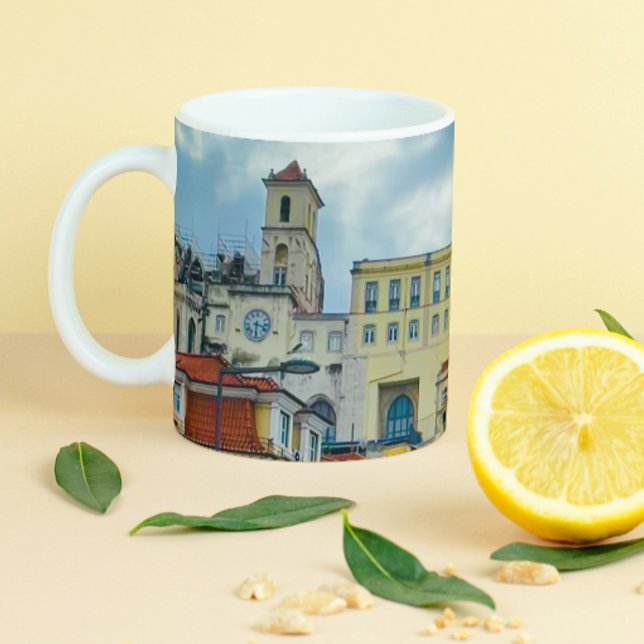 Europe Coffee Mugg, Portugal, Lissabonfoto, Två-Tonad Mugg (Skapare uppladdad)
