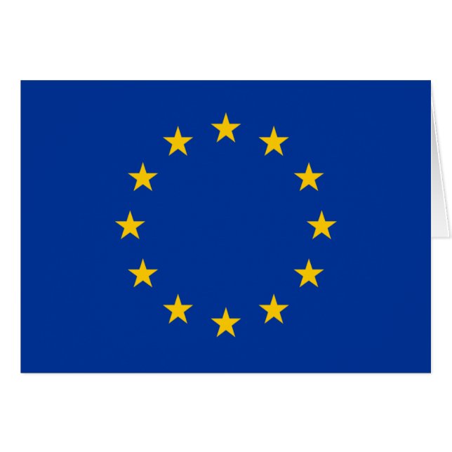 europe hälsningskort (Framsidan Horizontal)