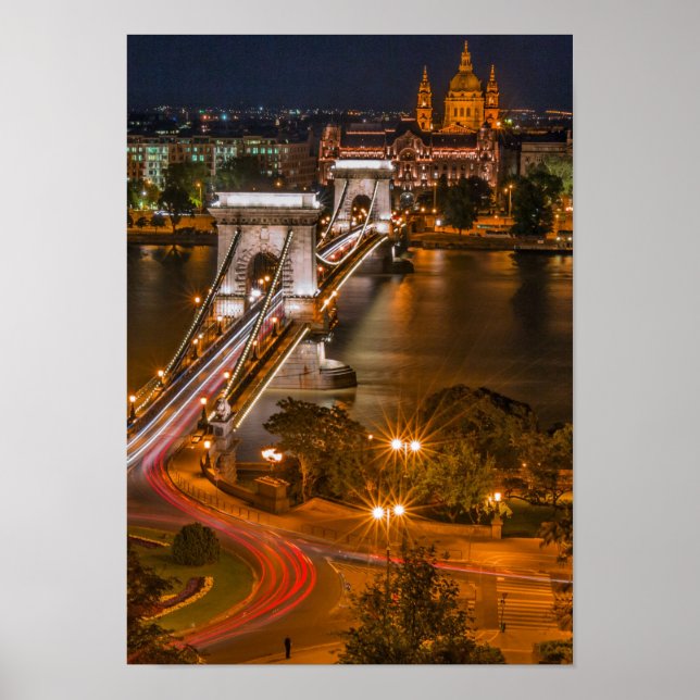 Europe Hungary Capital Budapest Poster (Framsidan)