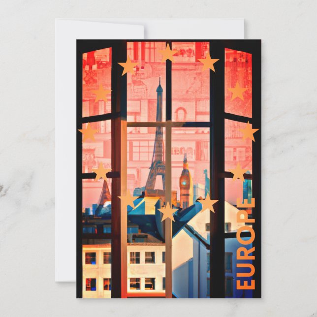 Europe Julkort (Framsida)