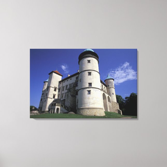 EUROPE, Polen, Karpatiska Mts., Nowy Wisnicz Canvastryck (Framsida)