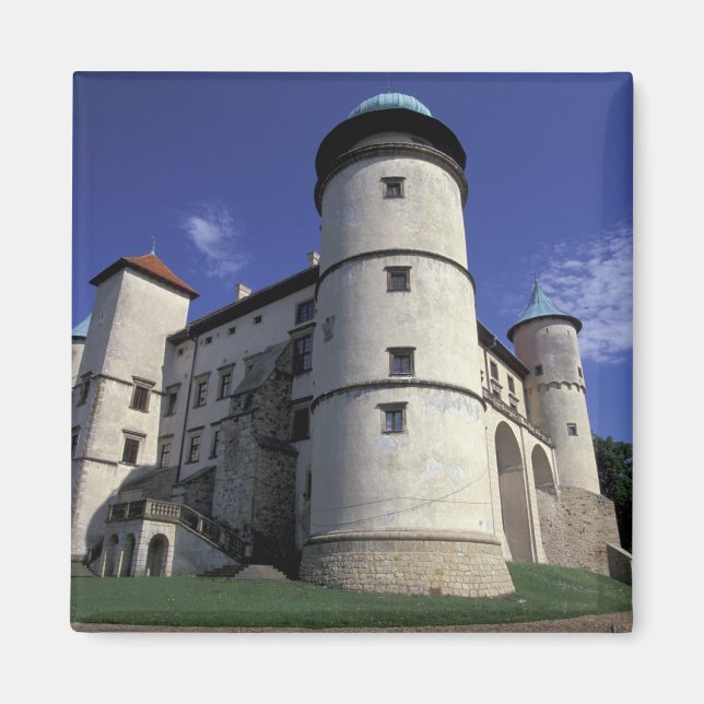 EUROPE, Polen, Karpatiska Mts., Nowy Wisnicz Magnet (Framsidan)