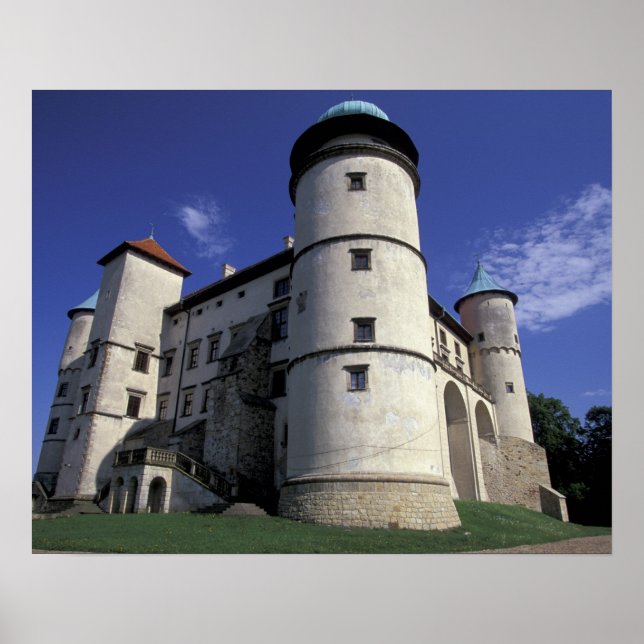 EUROPE, Polen, Karpatiska Mts., Nowy Wisnicz Poster (Framsidan)