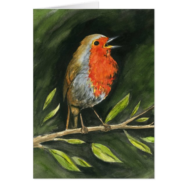 Europé Robin Hälsningskort (Framsidan)