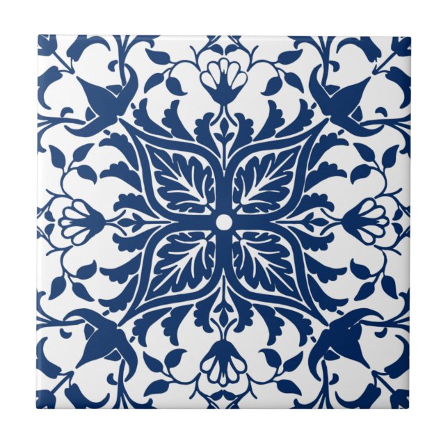 European Acanthus Löv Tile Kakelplatta (Framsidan)