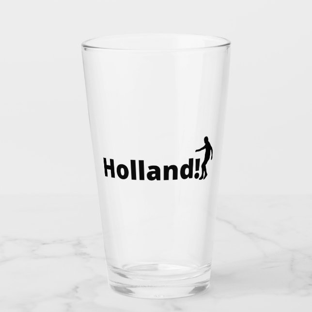 European Champions League Holland Glass Glaskopp (Framsida)