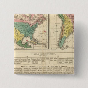 European Discovery of America Atlas Karta Knapp