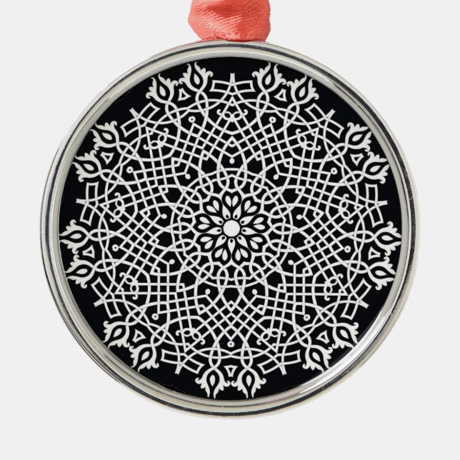 European Filigree Snöre Ornament (Framsidan)