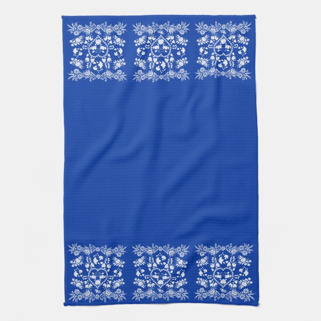 European Folk Art Kitchen Towel Kökshandduk (Vertikal)