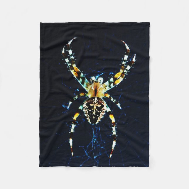 European Garden Spider fbcna Fleecefilt (Framsidan)