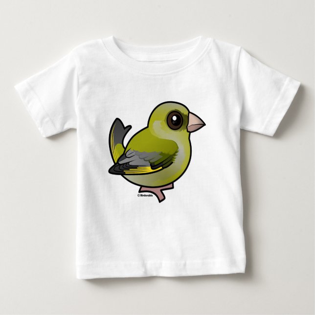 European Greenfinch Tee Shirt (Framsida)