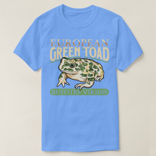 European Grönt Toad T Shirt (Design framsida)