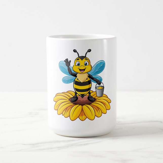 European honey bee kaffemugg (Center)