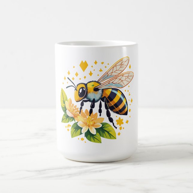 European honey bee kaffemugg (Center)
