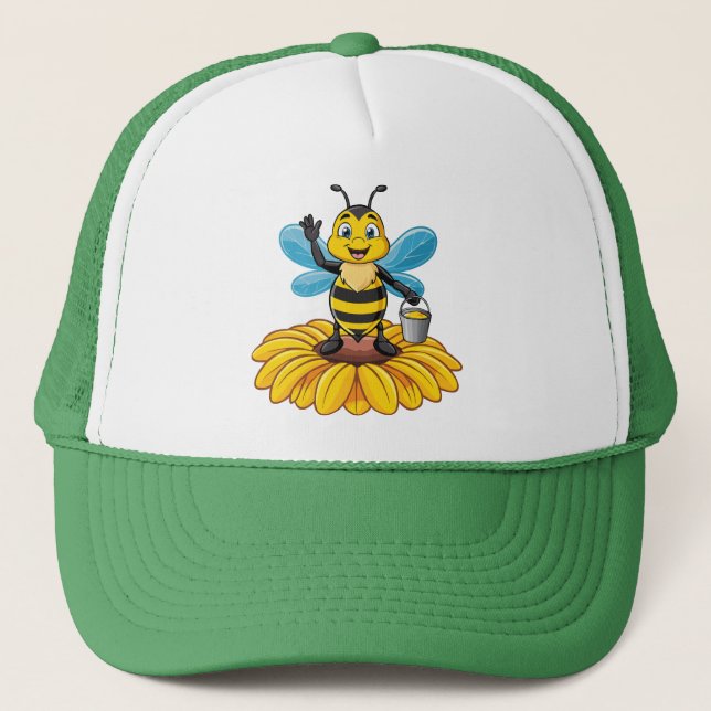 European honey bee keps (Framsida)