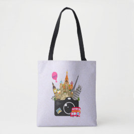 European Landmarks Travel Photograf Tygkasse