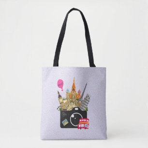 European Landmarks Travel Photograf Tygkasse