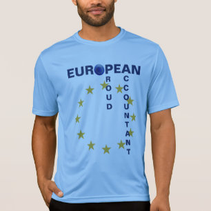 "European Proud Accountant" Tee Shirt