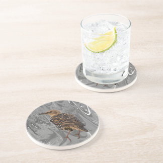 European Starling Bird Coaster Underlägg