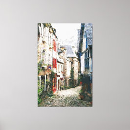 European Street Scene Canvastryck