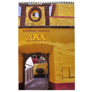European Travel Photography Calendar Kalender