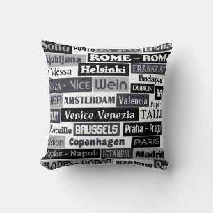 European Traveler dekorativ kudde