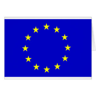 Européflagga Hälsningskort