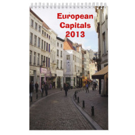 Européhuvudstäder - 2013 kalender