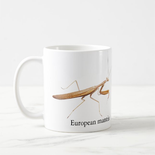 Europeisk Bönsyrsemugg Kaffemugg (Vänster)