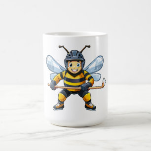 Europeisk honungsbin (Apis mellifera) Kaffemugg