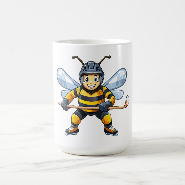 Europeisk honungsbin (Apis mellifera) Kaffemugg (Center)