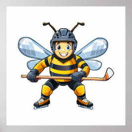 Europeisk honungsbin (Apis mellifera) Poster