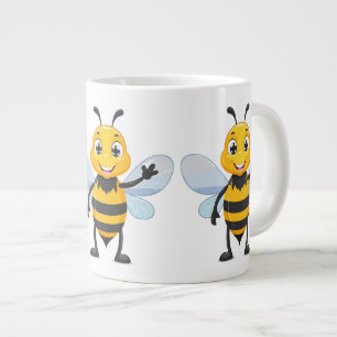 Europeisk honungsbin jumbo mugg