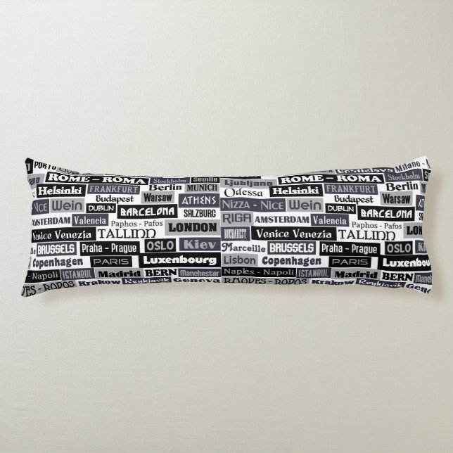 Europeisk resepunktsdyna kroppskudde (Framsidan)