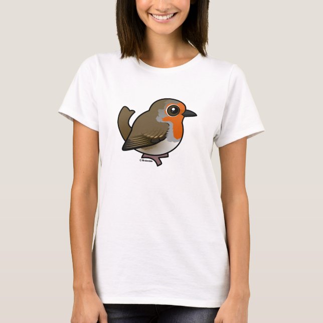 Europeisk Robin T-shirt (Framsida)