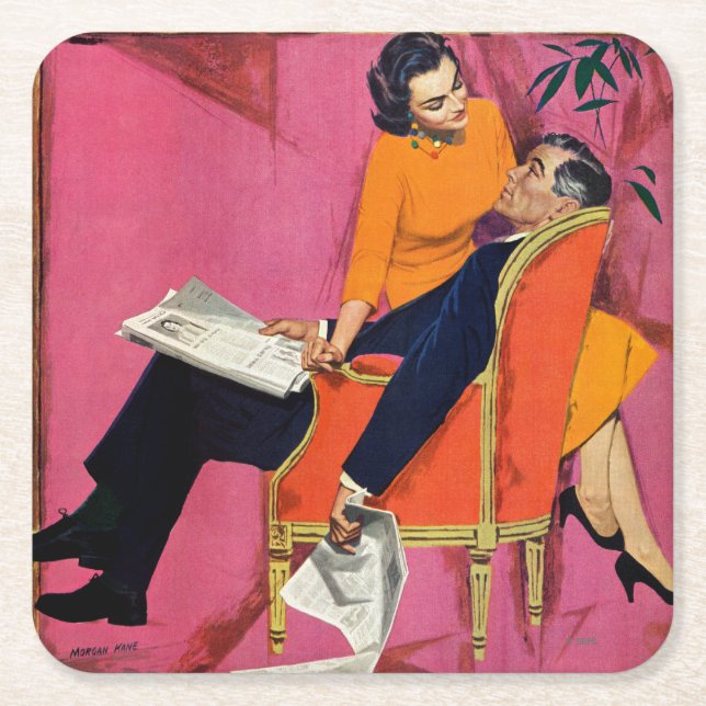 Europeiska året för missnöje underlägg papper kvadrat (Framsidan)