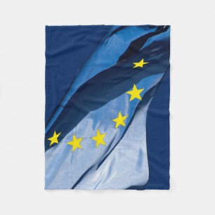Europeiska flagga fleecefilt