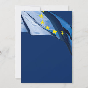 Europeiska flagga inbjudningar