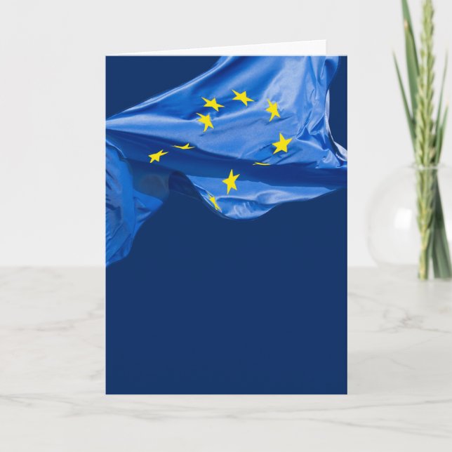 Europeiska flagga kort (Framsida)