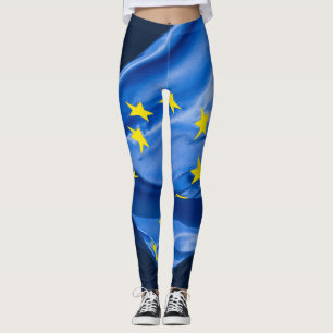 Europeiska flagga leggings