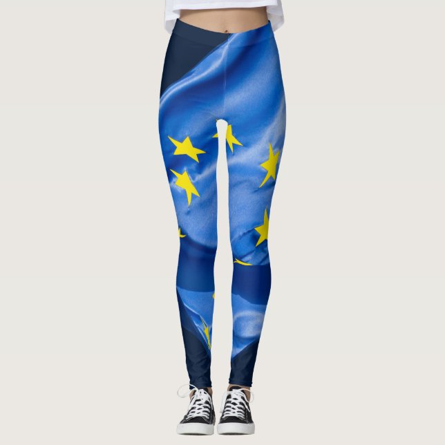Europeiska flagga leggings (Framsida)