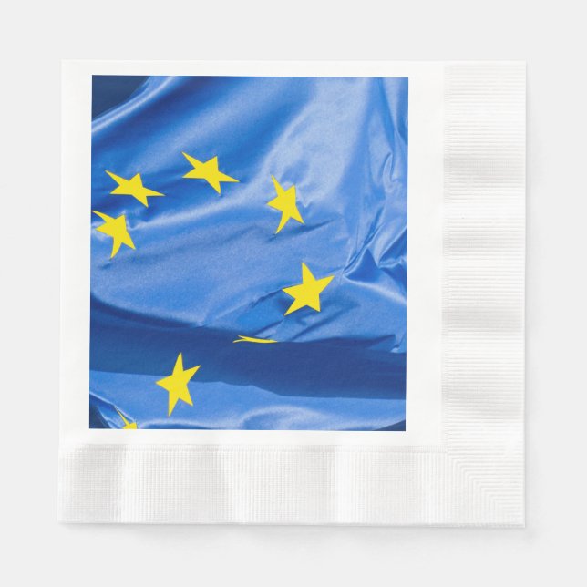 Europeiska flagga pappersservett (Framsidan)