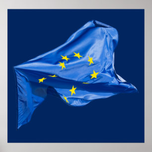 Europeiska flagga poster