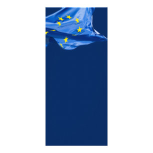 Europeiska flagga reklamkort